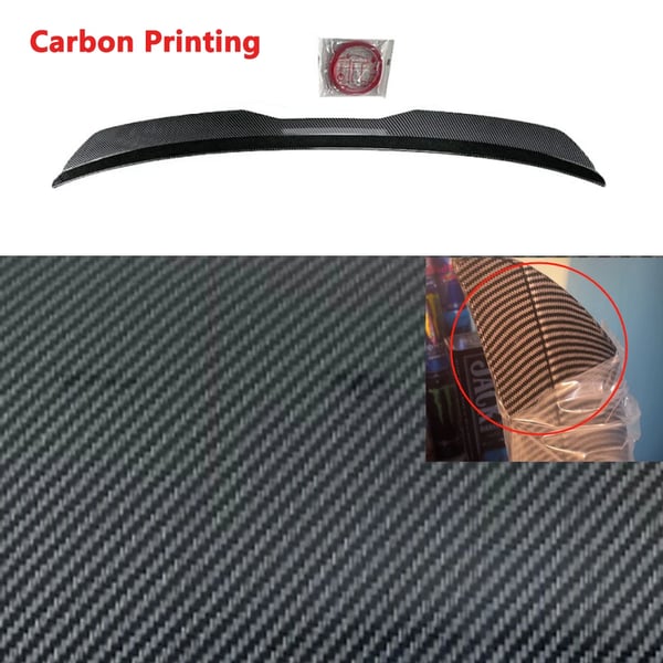 Spoiler, ABS-material, Aerodynamisk design,Kolfiberstruktur