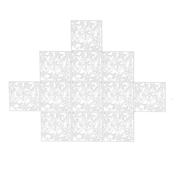Rumsavdelare, Mångsidig Layout, Konstnärlig Dekoration, VIT