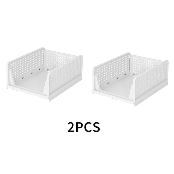 Förvaringslåda, Stapelbar Design, Mångsidig Användning,2st