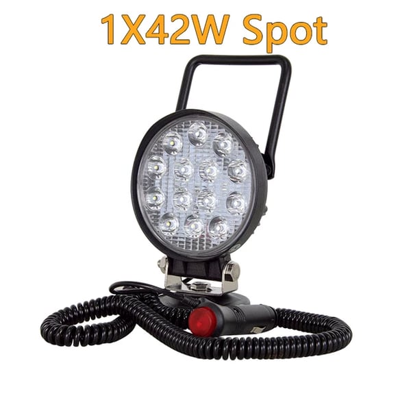 LED-arbetslampa, bärbar, magnetisk bas