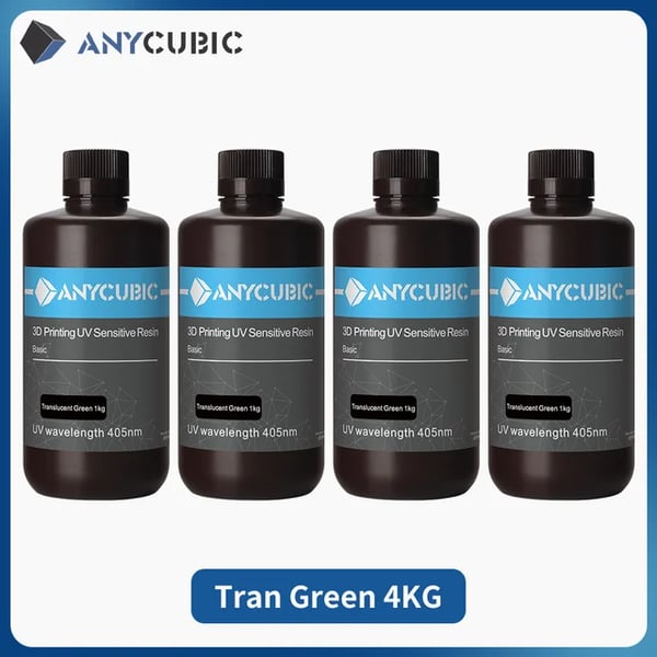 UV-harpiks, høj præcision, hurtig hærdning, , Tran-Green-4KG