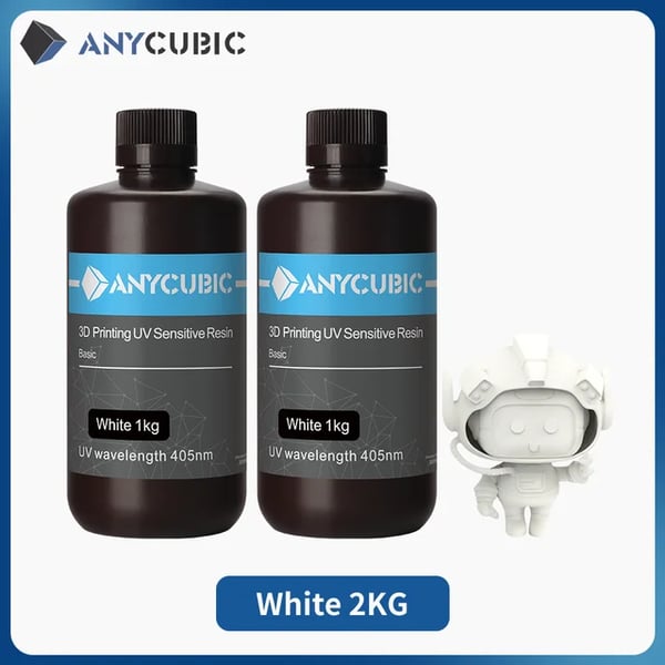 UV-harpiks, høj præcision, hurtig hærdning, , White-2KG