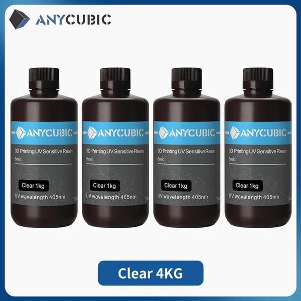 UV-harpiks, høj præcision, hurtig hærdning, , Clear-4KG
