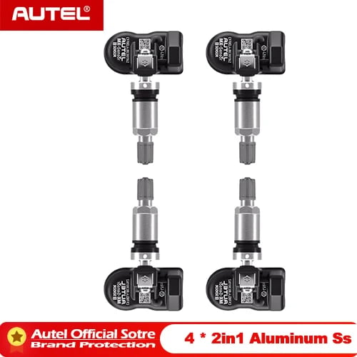 TPMS-anturi, universaali yhteensopivuus, kustannustehokas ratkaisu,4x 2in1 alumiini ss
