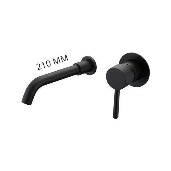Allashana, Seinään Asennettava, Tyylikäs Muotoilu,Matt Black-210