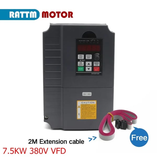 Muuttuva taajuusohjain, PID-ohjaus, Monipuolinen vaiheyhteensopivuus,7.5KW 380V