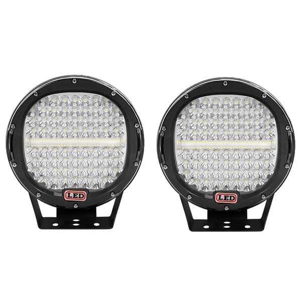 LED Arbetslampa, Hög Prestanda, Hållbar Design,2st svart