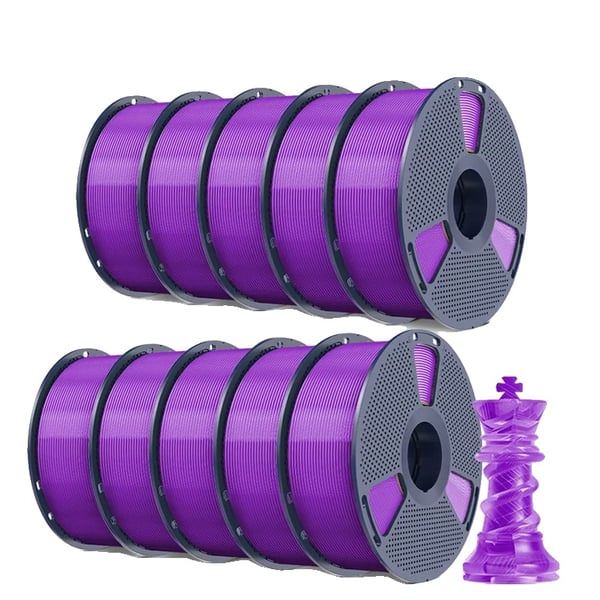 3D-printer filament, høj styrke, sejhed,Klar Lilla