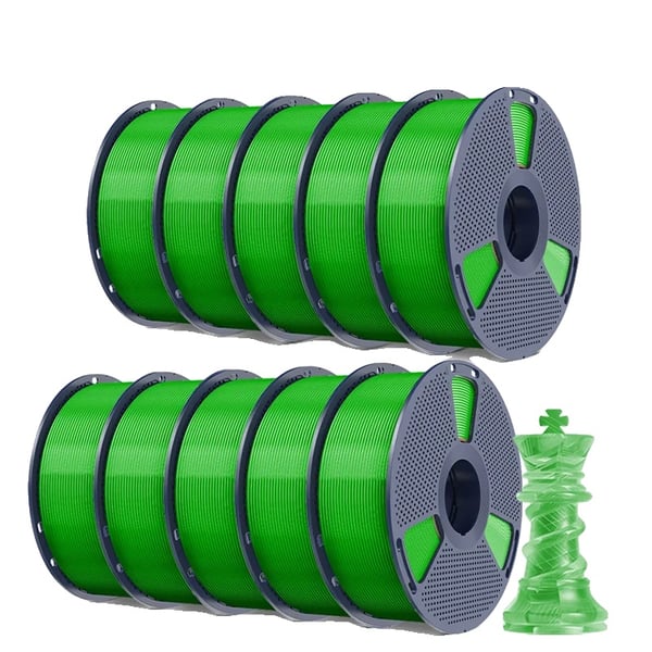 3D-printer filament, høj styrke, sejhed,Klar Grøn