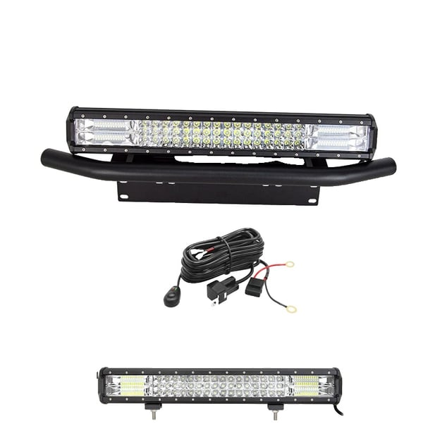 LED-ljusramp, hållbar aluminiumkapsling, vattentät design,20in 288W Med tråd