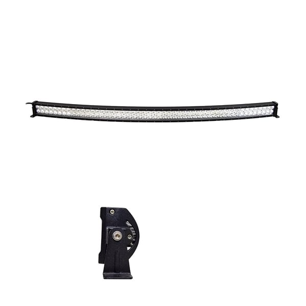 LED Lysbar, Buet Dobbelt Række, IP67 Vandtæt,52tommer 07
