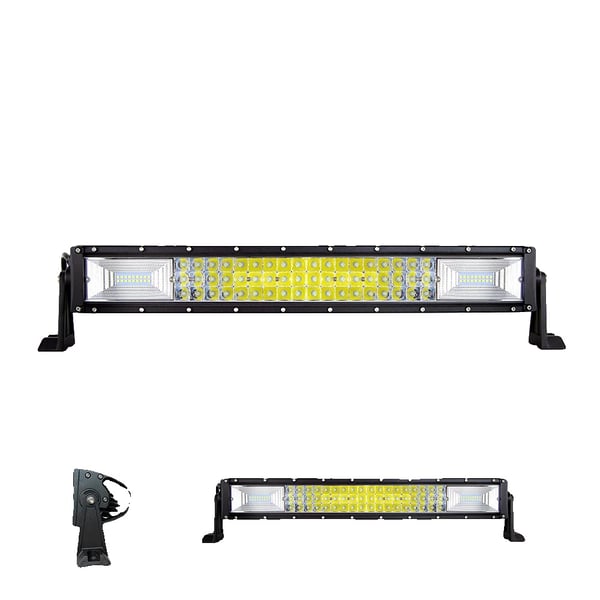 LED Lygtebar, Overlegen Lysstyrke, Alsidig Kompatibilitet,22in 7D ingen ledning