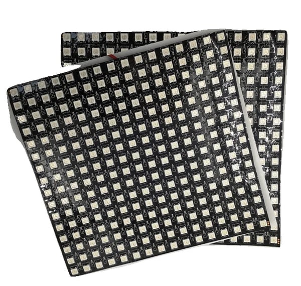 LED Pixelpanel, SMD 5050 RGB, Individuellt adresserbar, 2PCS 16X16 LED Pixelpanel, SMD 5050 RGB, Individuellt adresserbar, 2PCS 16X16