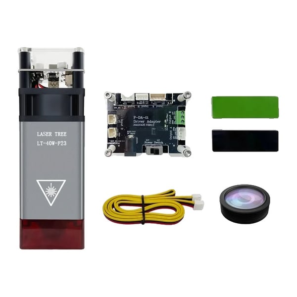 Laserhoved, Høj Præcisionsskæring, Alsidig Materialekompatibilitet,LT-40W-F23-KIT, 12V-c