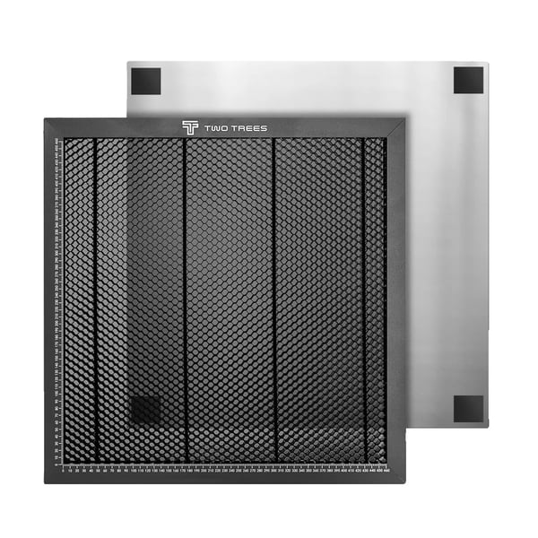 Laserkaiverrin, hunajakennopöytä, CO2-yhteensopivuus,Työpöytäpaketti-a, 500x500x22mm