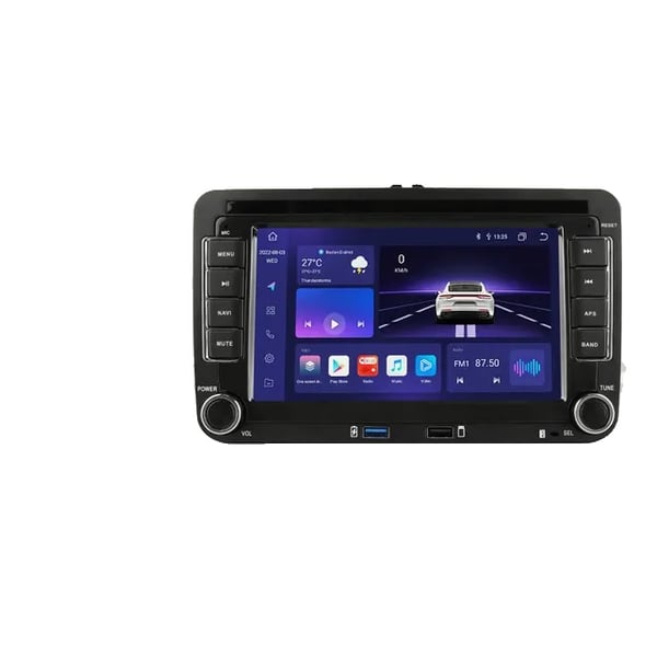 Bilradio Stereo, Indbygget GPS, Bluetooth 5.0,Quad Core, S8 AHD2 AI