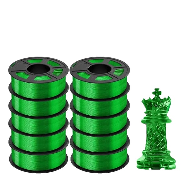 3D Filament, Høj styrke, Lav krympning,PLAplus Klar Grøn