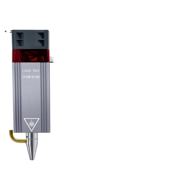 Lasergravering Modul, 5W Optisk Effekt, Justerbar Fokus,80W-AA-PRO-KIT-12V