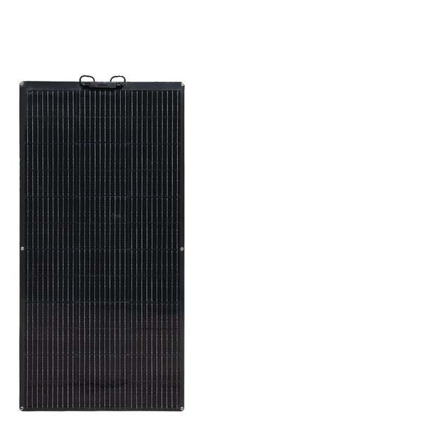 Aurinkopaneeli, puolijoustava muotoilu, 150W tehon ulostulo,19.8V 150W Musta