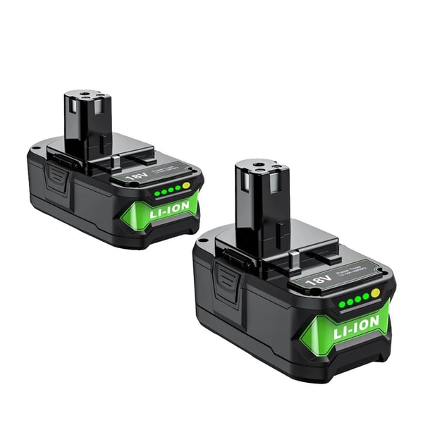 Vaihtobattery, Li-ion, 18V, yhteensopiva Ryobin kanssa,1 6Ah 1 9Ah