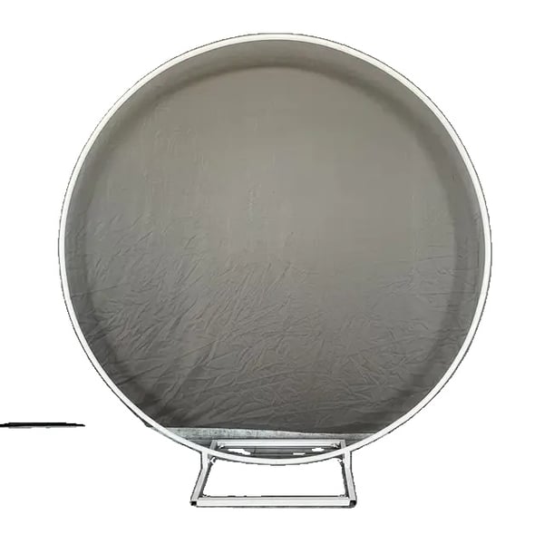 Pyöreä kaari-teline, metallirakenne, helppo kokoaminen,Valkoinen-neliöperusta, 2.5m(98 in) Pyöreä kaari-teline, metallirakenne, helppo kokoaminen,Valkoinen-neliöperusta, 2.5m(98 in)