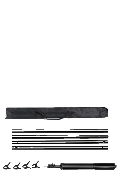 Tripod-teline, vihreän kankaan tuki, yksivärinen kehys, 2X2M Tripod-teline, vihreän kankaan tuki, yksivärinen kehys, 2X2M