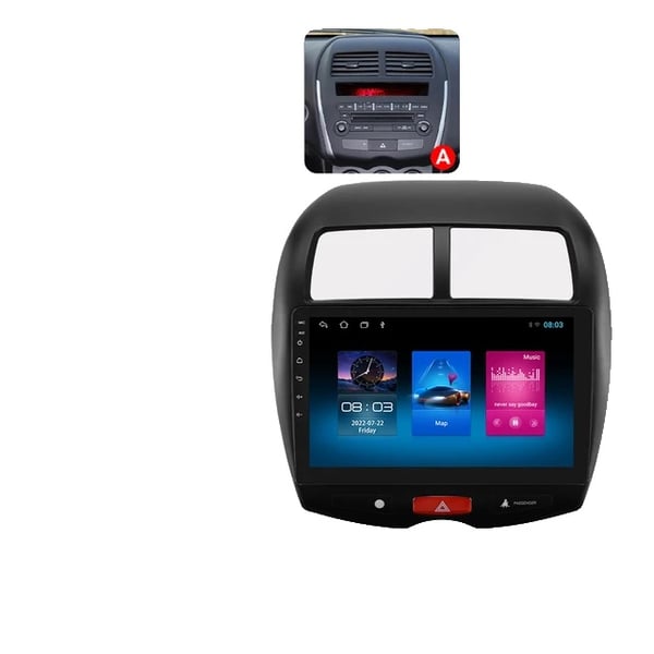 Android Autoradio, Inbyggd GPS, Pekskärm,P1L-1G 16G-4kärnor-A