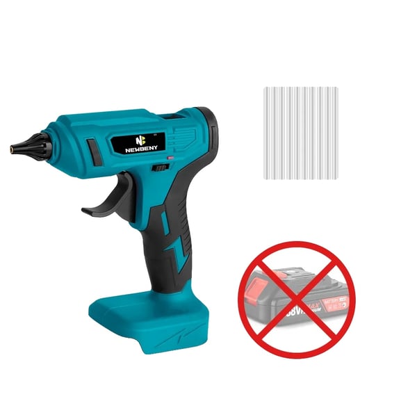 Varmlimspistol, trådlös, 100W effekt, EU-a, Inget batteri