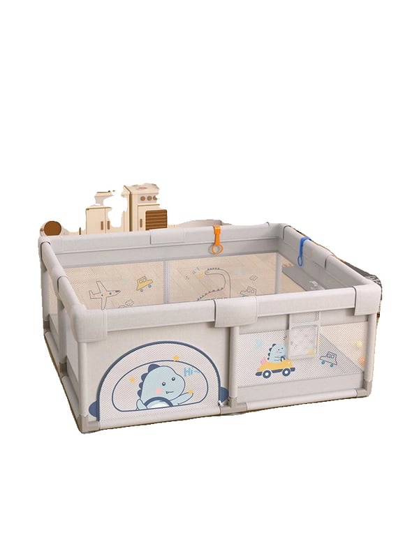 Babylekplats, Rymlig Design, Säker Nätkonstruktion,DN 150-180cm