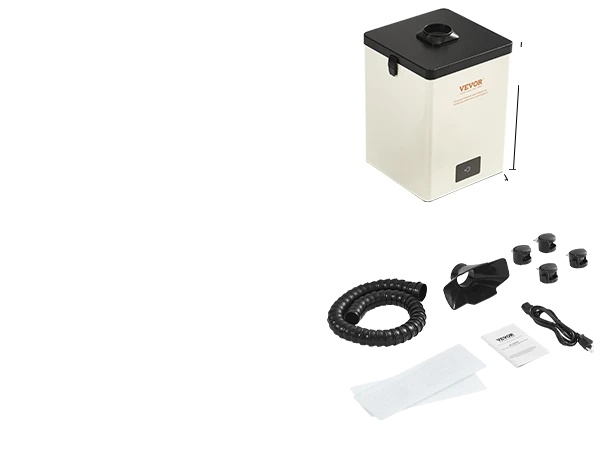 Savunpoistaja, Voimakas Imuteho, 3-Vaiheiset Suodattimet, 150 W