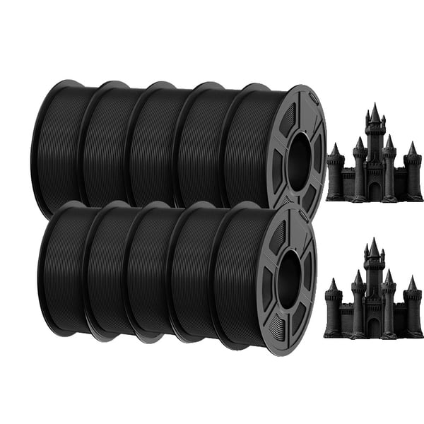 3D-printfilament, høj styrke, miljøvenligt design,PLA META -10BK 11KG 3D-printfilament, høj styrke, miljøvenligt design,PLA META -10BK 11KG