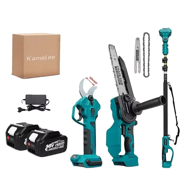 Elektriskt Beskärningsverktyg, Borstlös Motor, Kompatibel med 18V Batterisystem,2x5.0Ah 50 Full set, EU Elektriskt Beskärningsverktyg, Borstlös Motor, Kompatibel med 18V Batterisystem,2x5.0Ah 50 Full set, EU