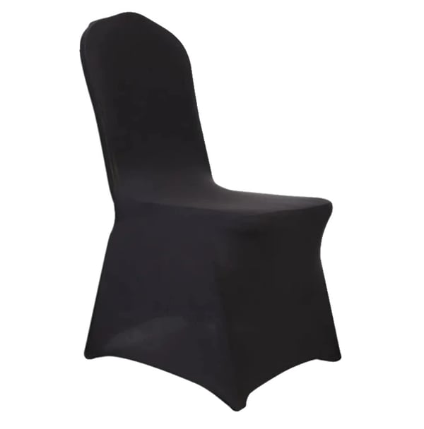 Stolsöverdrag, Modern Design, Mångsidig Användning,Svart 100st Platt