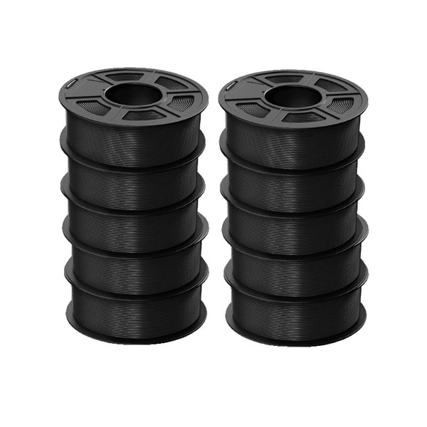3D-printer filament, 1,75 mm diameter, miljøvenligt materiale,PLA 10BK 3D-printer filament, 1,75 mm diameter, miljøvenligt materiale,PLA 10BK