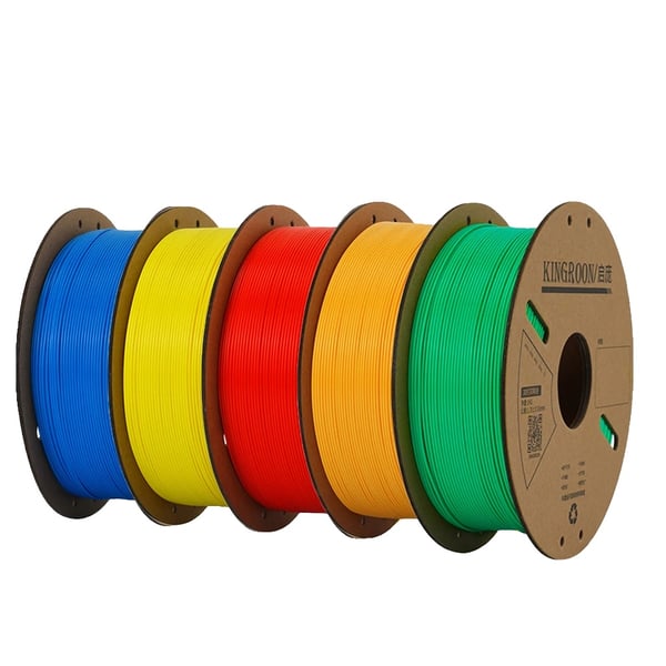 3D-printer filament, 1,75 mm diameter, 300 m længde,5Rulle MIX Farve
