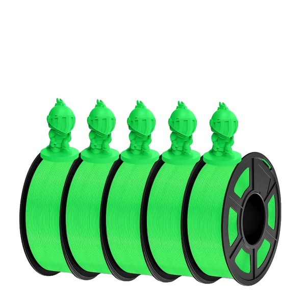3D-printer filament, pænt viklet, miljøvenligt materiale,PLA Grøn 5 3D-printer filament, pænt viklet, miljøvenligt materiale,PLA Grøn 5