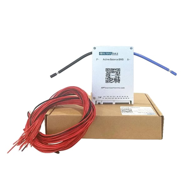 Smart BMS, Aktiv Balancering, Bluetooth Forbindelse,8-17S 0.6A 60A
