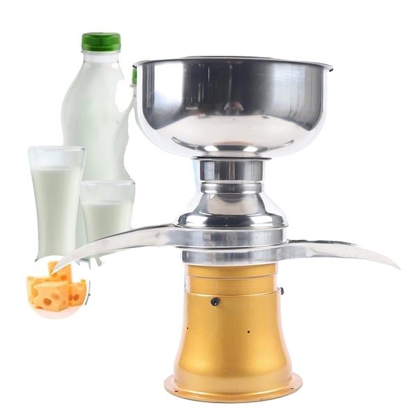 Flødeskiller, 50L/t Kapacitet, Rustfrit Stål Konstruktion,Gul