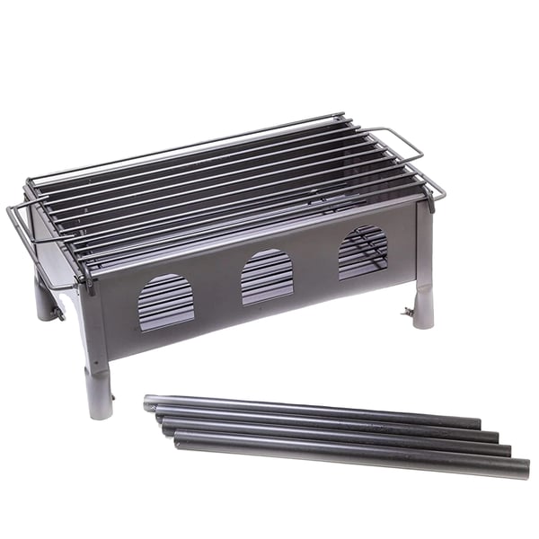 Kulgrill, Metal Konstruktion, Aftagelige Ben,450x250x600mm traditionel Kulgrill, Metal Konstruktion, Aftagelige Ben,450x250x600mm traditionel