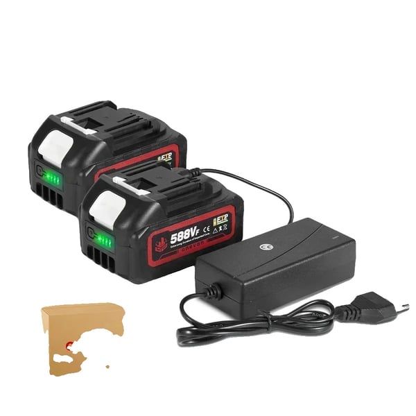 Uppladdningsbart batteri, 22900mAh kapacitet, kompatibelt med 18V verktyg, som visas, 2Batteri 1Laddare-A Uppladdningsbart batteri, 22900mAh kapacitet, kompatibelt med 18V verktyg, som visas, 2Batteri 1Laddare-A
