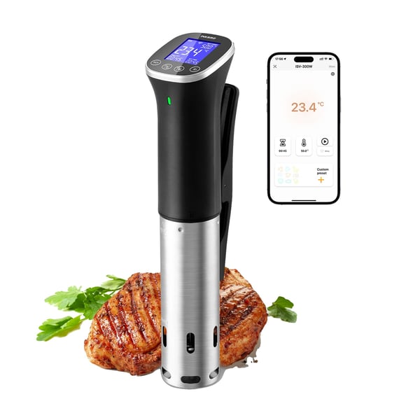 Sous Vide Koger, WiFi Kontrol, IPX7 Vandtæt,(220V) EU-stik