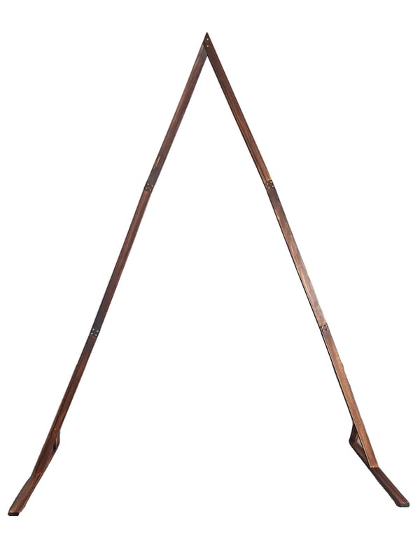 Bryllupsbue, Rustik Design, 10 kg Kapacitet,1.7x0.8x3.1m, træ