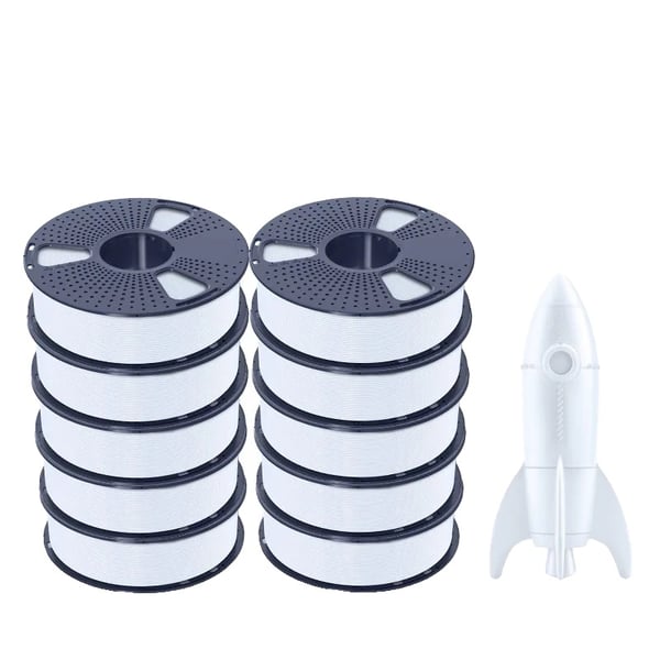 3D-printer filament, højhastighedsudskrivning, anti-strengning funktioner,HS-PLA PLA Hvid