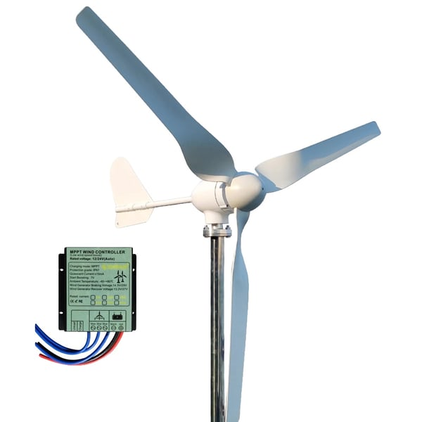 Tuuliturbiinigeneraattori, Off-Grid-energiaratkaisu, Kestävä rakenne,Ilmainen MPPT-ohjain, 48V, 4000W