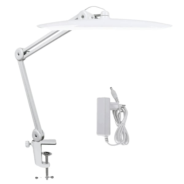 LED Arbetslampa, 2200 Lumen Ljusstyrka, Justerbar Arm, VIT LED Arbetslampa, 2200 Lumen Ljusstyrka, Justerbar Arm, VIT