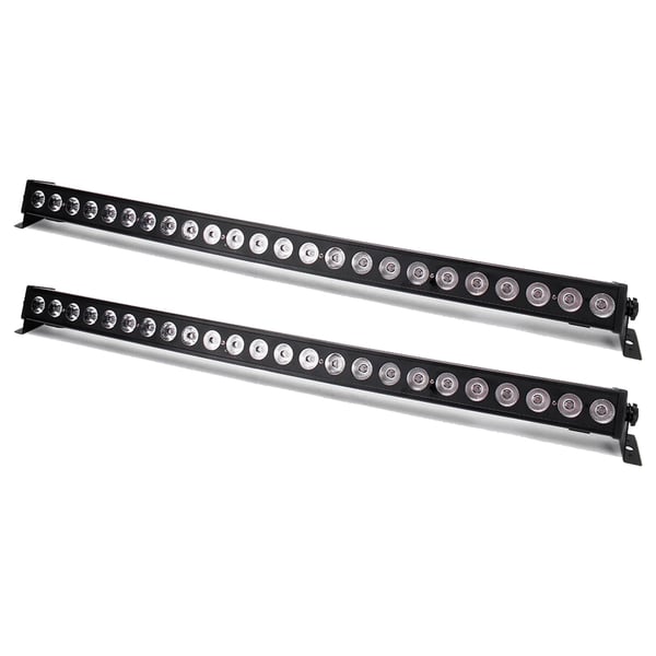 Väggtvättarlampor, 60W LED, RGB belysningseffekter,2Pcs, EU-kontakt