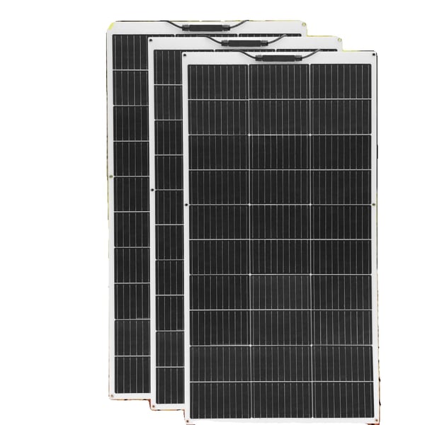 Solpanel, Fleksibelt Design, Høj Effektivitet,3stk 100w