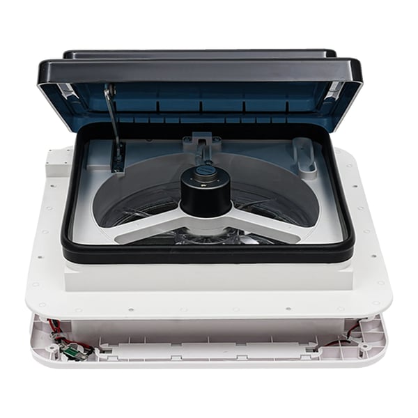 RV Ventilationsvifte, 12V Strøm, 10 Blade Design,HVID