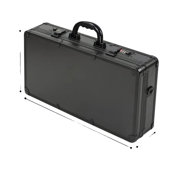 Barber Organizer Case, Letvægtsdesign, Forbedrede Sikkerhedsfunktioner,sort