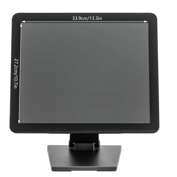 Berøringsskærm, 17 Tommer LCD, HDMI VGA Grænseflader,sort